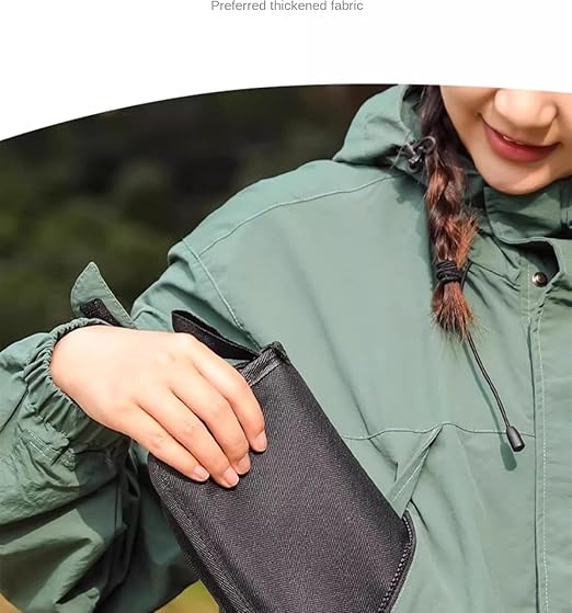 Folding Stool, Mini Outdoor Camping Stool, Portable Small Foldable Lightweight Hunting Seat with Zippered Carrying Bag, Folding Slacker Chairs for Fishing Travelling Picnics-1PCS (Foldable Table)