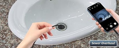 3-in-1 Mobile Endoscope Camera with LED Lights,Waterproof Borescope Inspection for Android Smartphones, Laptops & PC | Snake for Car, Pipe, HVAC & Home Repair