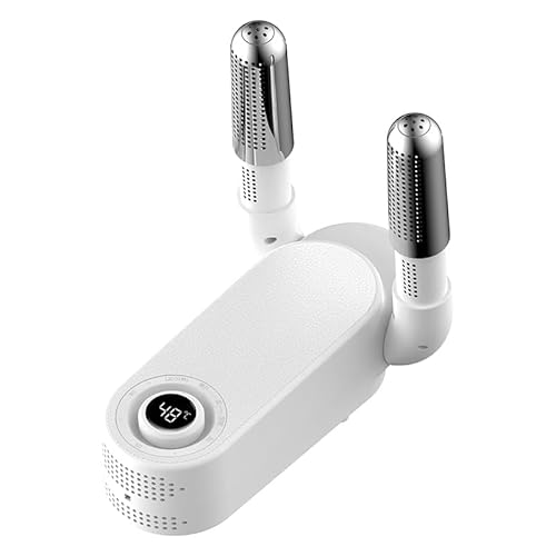 Electric Shoe Dryer Constant Temperature Shoe Dryer Timer and Handle Foot Dryer Electric Boot Warmer for Gloves Footwear Dryers Folding Design and Smart Panel